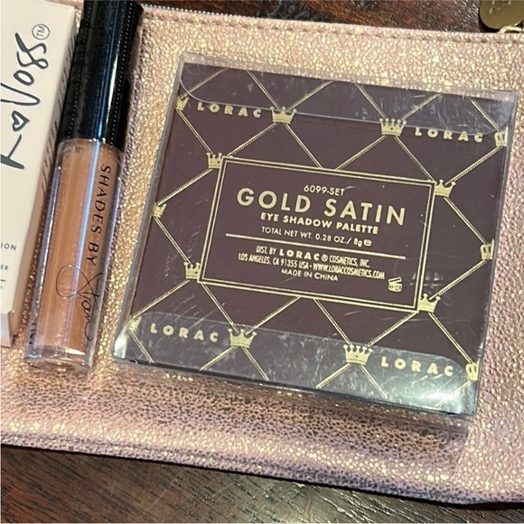 LORAC Plum Velvet + Gold Satin Eye Shadow Palettes + Extras - Picture 3 of 9